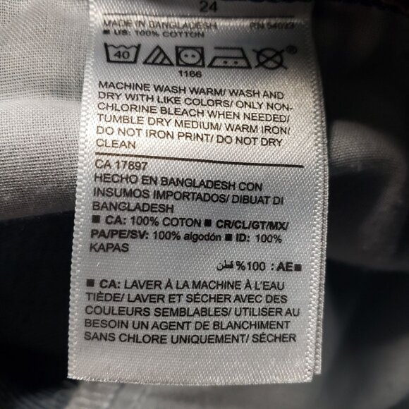 NWT Old Navy High Rise Slouchy Straight Distressed Button Fly Jeans Size 24 Plus - Picture 8 of 8